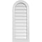 Ekena Millwork Round Top Surface Mount PVC Gable Vent w/ 2"W x 2"P Brickmould Sill Frame, 14"W x 34"H GVPRT14X3403SN - alternate 1